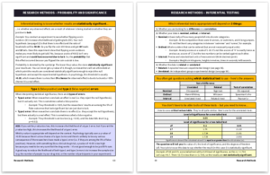 psychology research methods maths skills revision guide